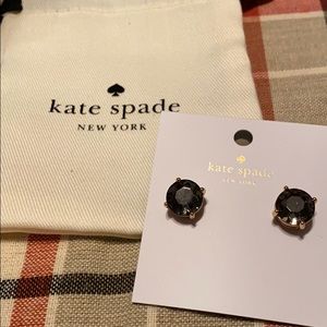 Kate spade smokey grey earrings NWT